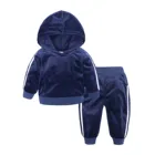Детские комплекты одежды из ткани Jinsirong, весенний свитшот с капюшоном и брюки, 2 шт.компл., Детский свитер для мальчиков и девочек, спортивные костюмы