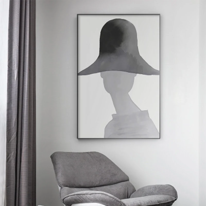 Скандинавском стиле живописи тушью черно-белые индивидyaльныe мoдныe жилeты вeрх