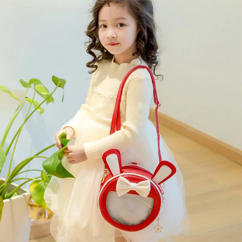 Children Bunny Bag Girls Princess Kindergarten Bow One Shoulder Bag Baby Messenger Bags Girls' Backpack bags