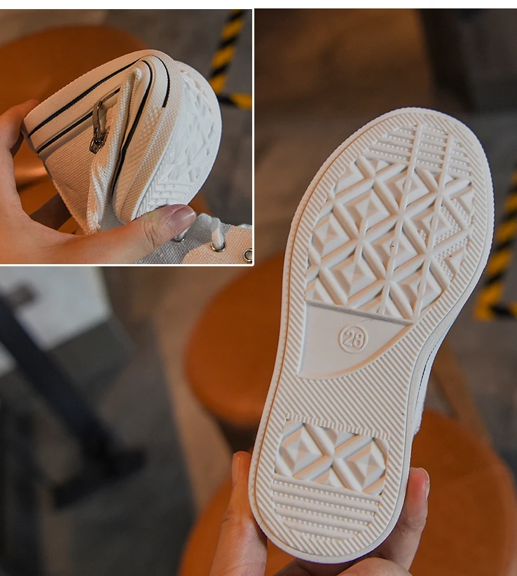 Bakkotie Kids Autumn Fashion Boots Baby Girls New White Sports High Boots Children Breathable Non-slip Black Casual Shoes