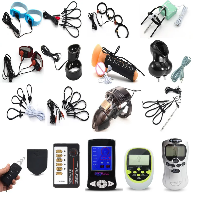 Мужское кольцо для пениса с электрическим током клетка медицинская тематическая