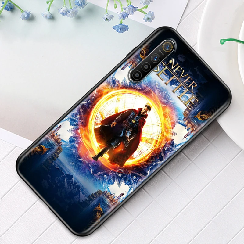 Doctor Strange Marvel hero For OPPO Realme GT Explorer Master Neo Flash Edition C21 C20 C15 C11 C3 Soft Black Phone Case | Мобильные