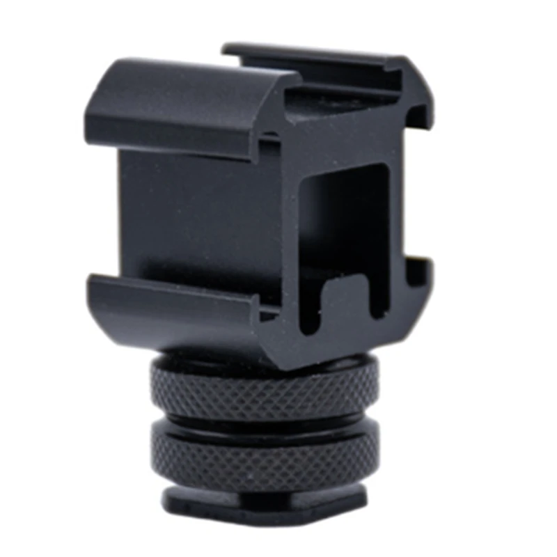 Спортивная камера с тремя головками Горячий башмак база заполняющий светильник