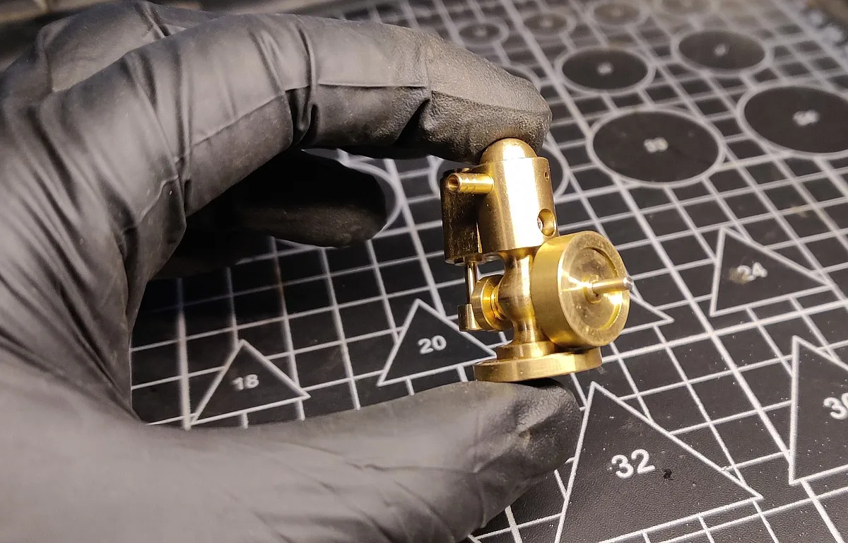 Одноцилиндровый модель с паровым двигателем DIY | Игрушки и хобби