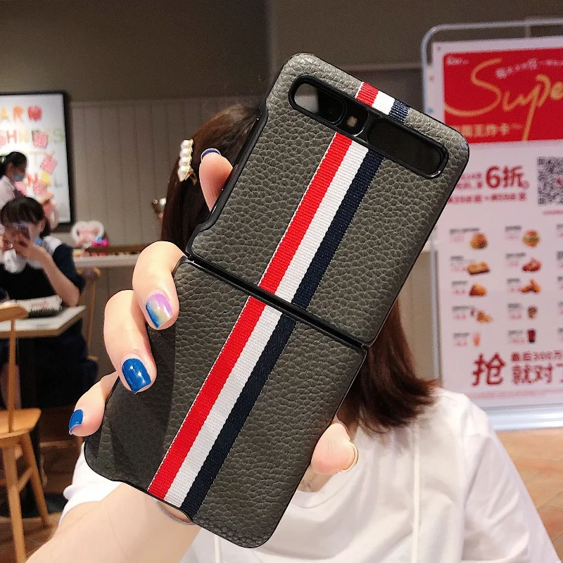 

Для Samsung Galaxy Z захлопывающийся Модный чехол с текстурой личи с принтом в виде крестиков для Samsung Galaxy Z винтажный Чехол Ограниченная серия прот...