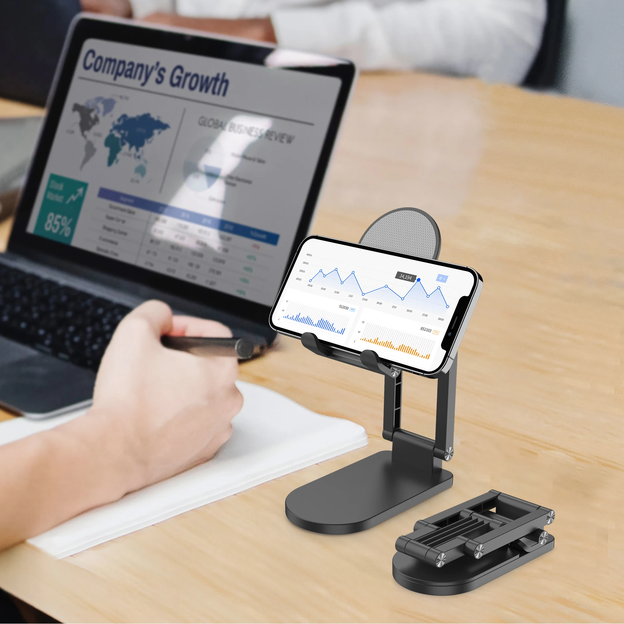 portable desktop folding bracket mobile phone stand desktop holder table desk mount for cell phone tablet portable free global shipping