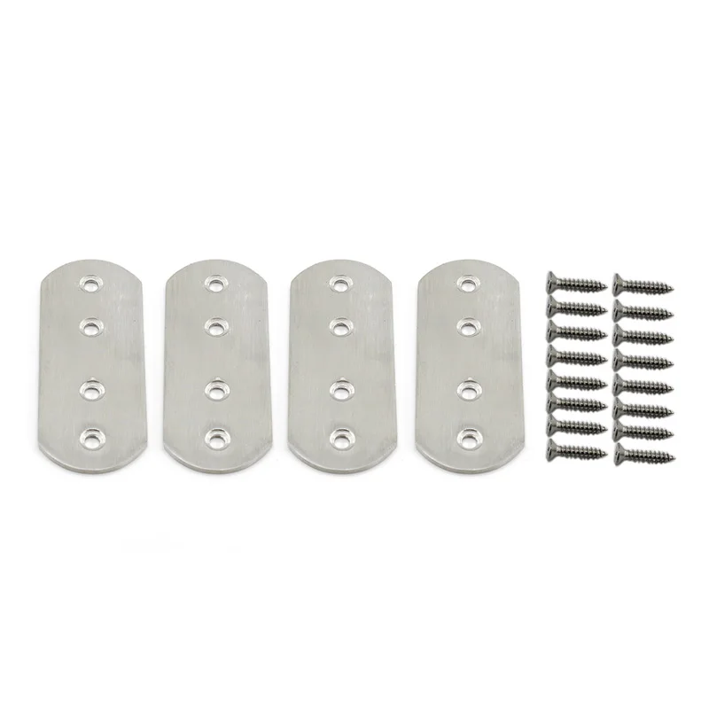 

125x38x3mm Mending Plates Heavy Duty,Flat Bracket Stainless Steel Straight Brace Repair Fixing Plates Connector Joining Bracket