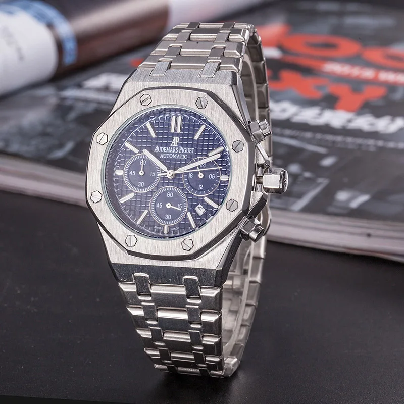 

Men's quartz full-function work watch with small needle