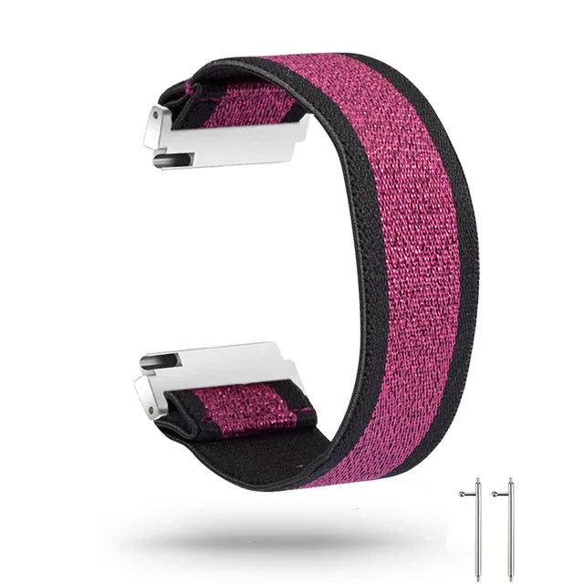 Новый эластичный ремешок-петля для Fitbit Versa/Versa 2/Versa Lite нейлоновый ремешок часов