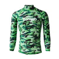 camouflage rash guard wetsuit sun protection swimsuit long sleeved surfing snorkeling swimming snorkeling water accessories