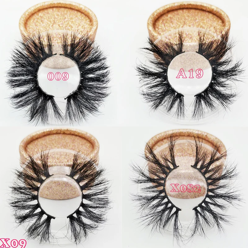 25 мм накладные ресницы частная этикетка на заказ упаковка норковые 3d