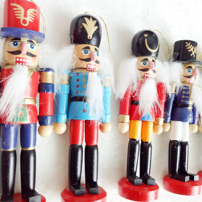 Лидер продаж 6 шт. деревянные ореховые крекеры орнамент Щелкунчик Фигурки
