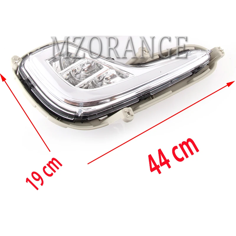 Для solaris для hyundai Solaris головной светильник Accent 2010-2013 led drl дневные ходовые огни противотуманный светильник s 2 шт. головной светильник s Дневной светильник