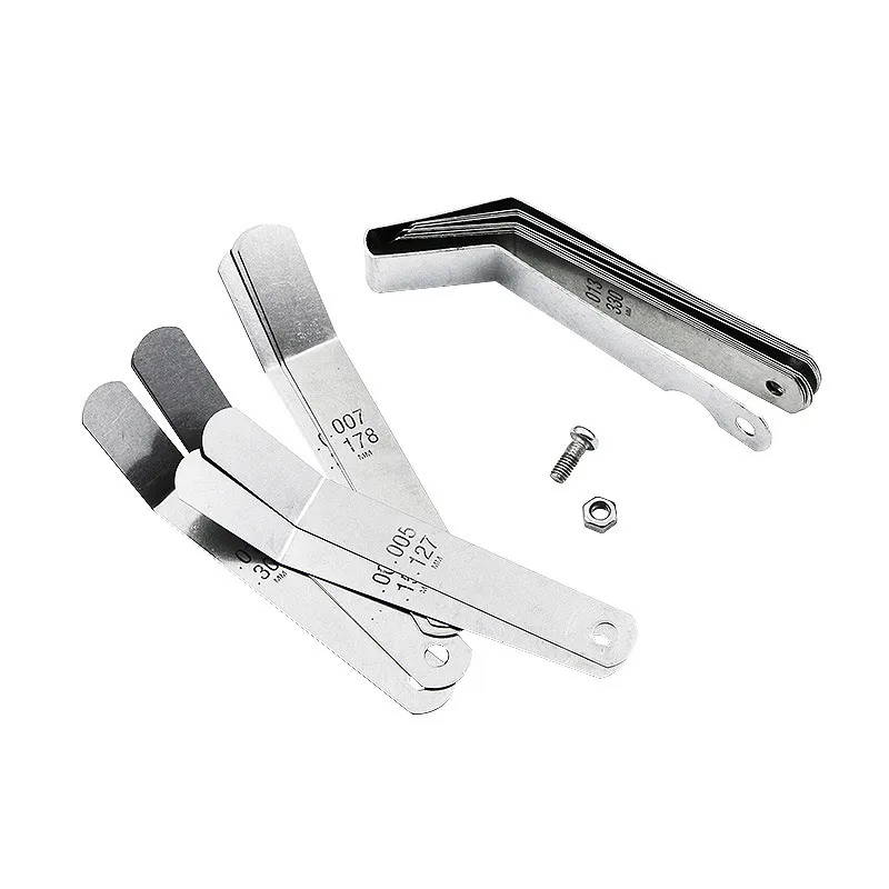 New Feeler Gauge Set 16Pcs Stainless Steel Foldable Gauges Measuring Tools-30 | Инструменты