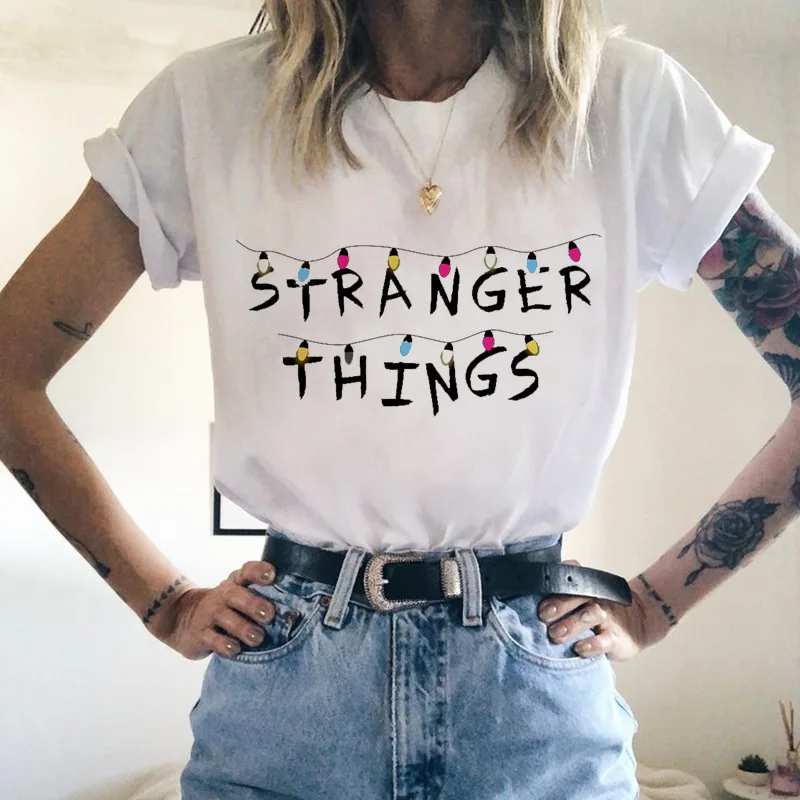 

Stranger Things 3 T Shirt Harajuku Streetwear Kpop T Shirts Graphic Tees Men Women Hip Hop Top Tees Camisetas Short Sleeve