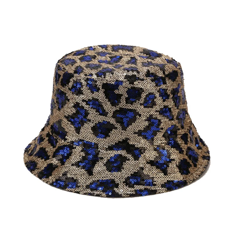 

2021 eLeopard Black Bucket Hat For Women Men Reversible Panama Sun Hat Summer Ladies Beach Sun Protection Fisherman Hats D220