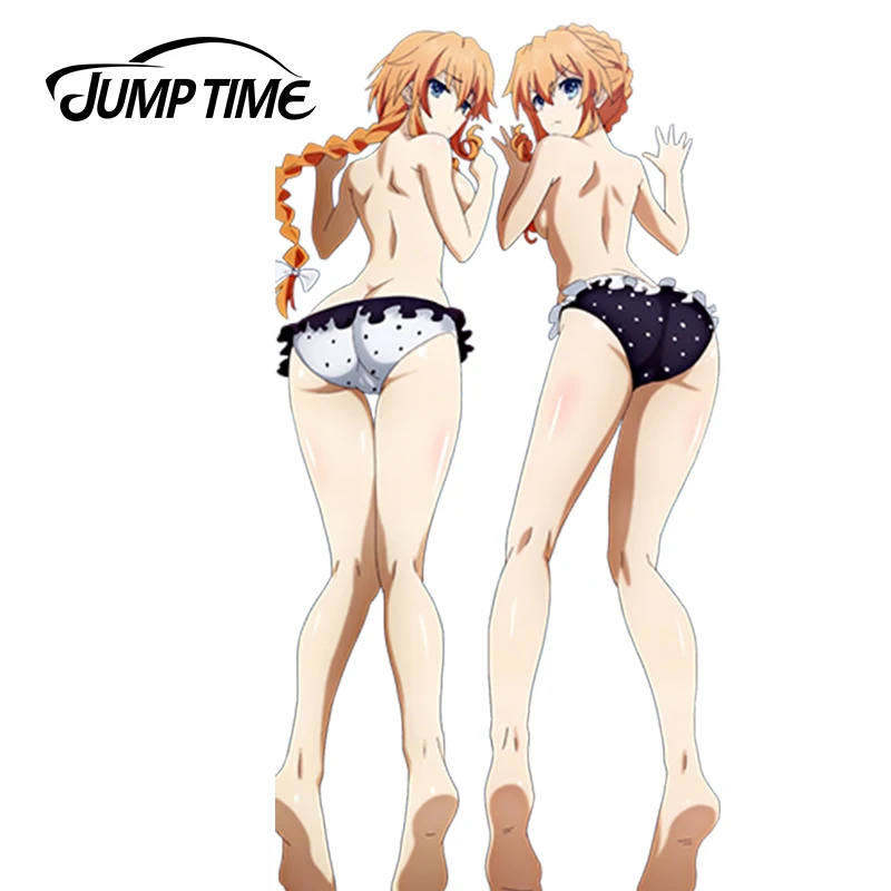 Привлекательная виниловая наклейка на бампер автомобиля JumpTime 13 см x 6 5 с красивой