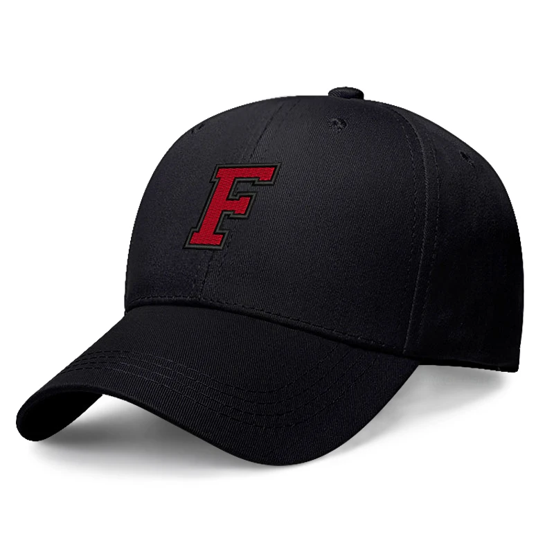 

2021 New Letter F Bicolor Embroidery Snapback Cotton Baseball Cap Men Women Hip Hop Dad Hat Trucker Hat Dropshipping