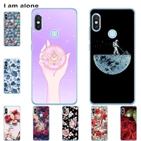 i am alone phone case for xiaomi redmi note 4 4x 5 5 pro note 5a 5a prime fashion color cute cartoon printed paint mobile