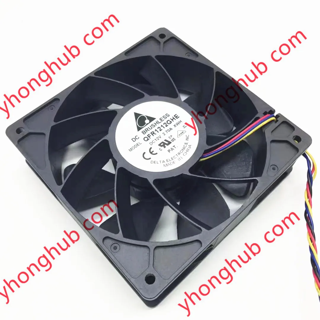 Серверный охлаждающий вентилятор Delta Electronics QFR1212GHE XWH DC 12 В 120 А 120x38 мм