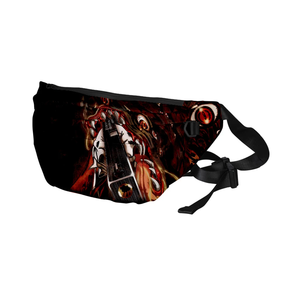 

Fashion Hellsing Large capacity breast pocket waist streetwear breast pocket hip hop high quality outdoor big waterproof Kawaii