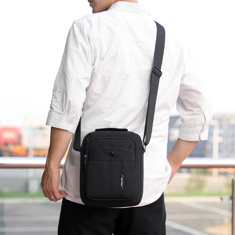 

AOTIAN Casual Men's Shoulder bags small Daily travel Crossbody Bag Male Tote Messenger Bags Nylon Retro man Business Handbags