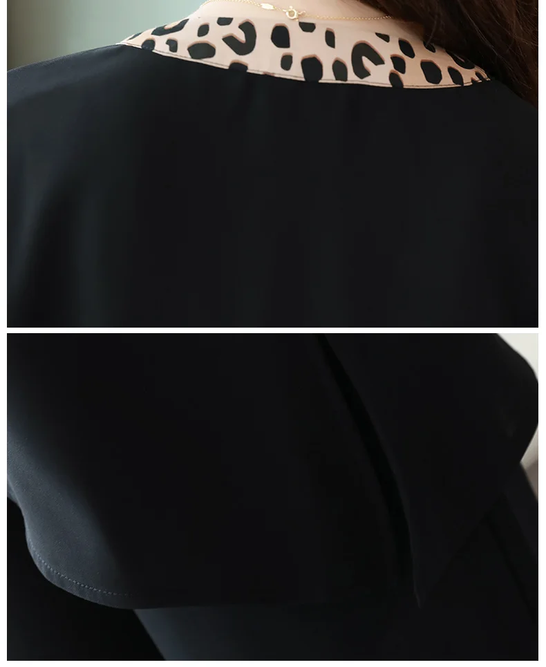 

Plus Size 5xl Luxury 2 Piece Set Women Leopard Pants Set Wide Leg Pants Fashion Women Clothes Ensemble Femme Survetement