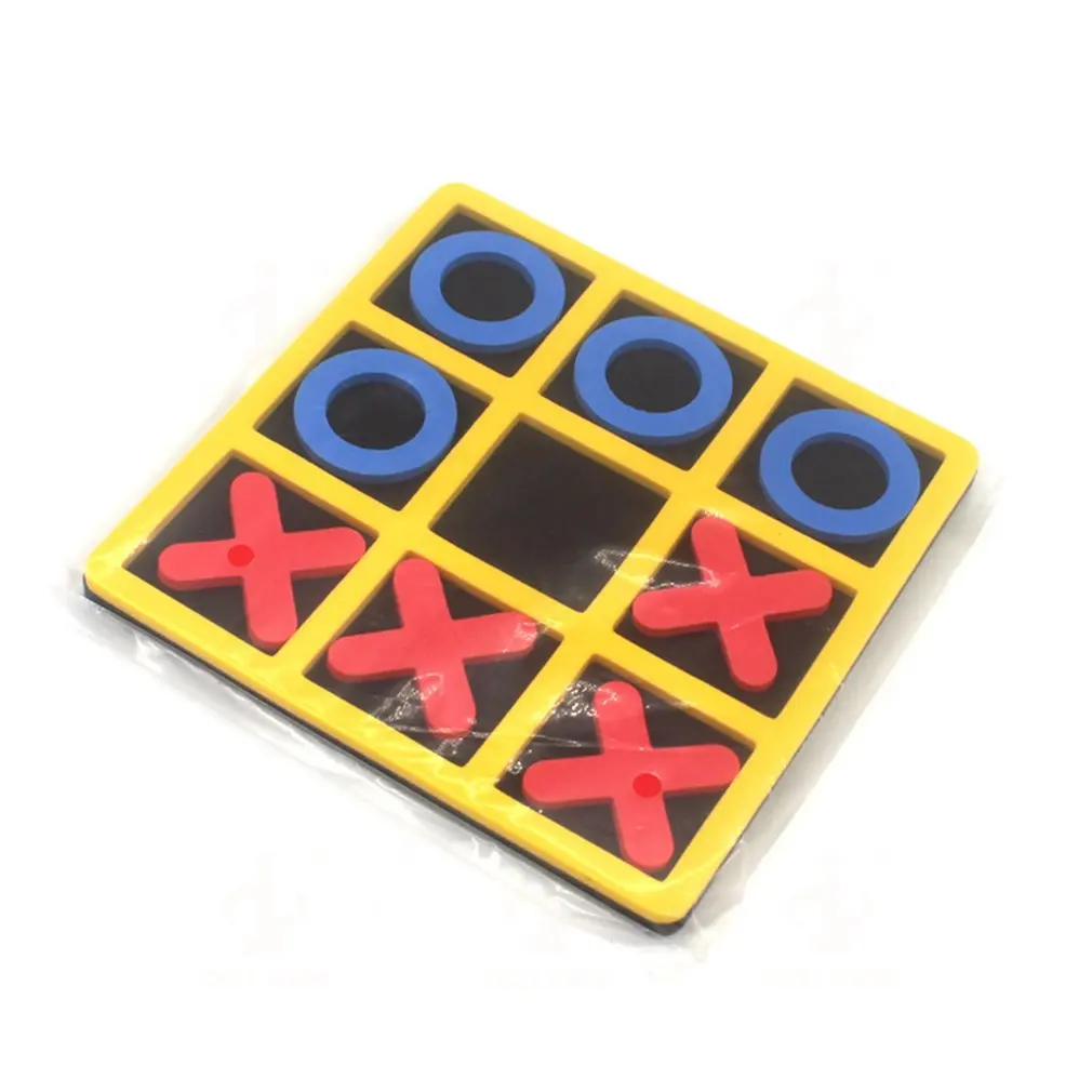

2021 Tic-Tac-Toe Toy Puzzle Game Strategy XO Chess Noughts And Crosses Kids Children Board Games Indoor Playing Entertainment