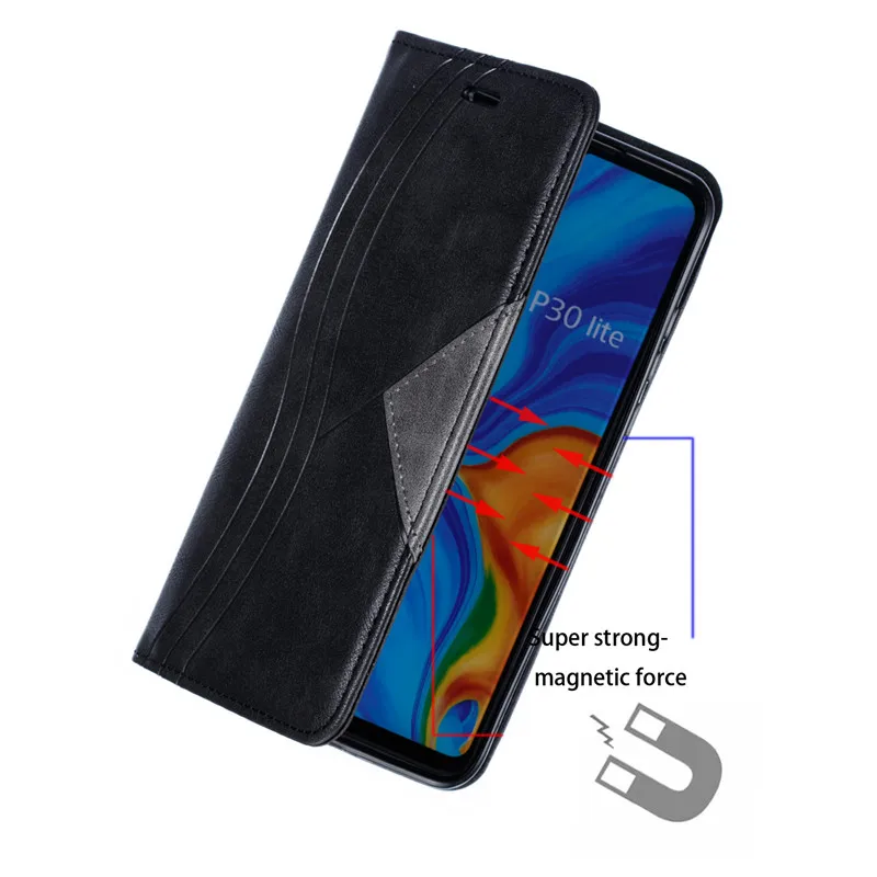 on sfor huawei p30 lite p 30 p20 honor 8a 10i 20i mate 30 20 lite pro y6 y7 psmart 2019 case magnetic leather wallet cover etui free global shipping