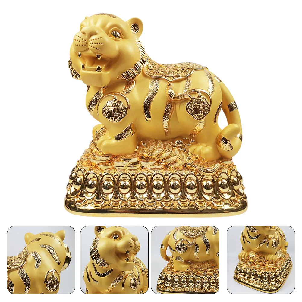 

Очаровательный сберегающий горшок в форме тигра, 1 шт., коробка для хранения монет, украшение для дома
