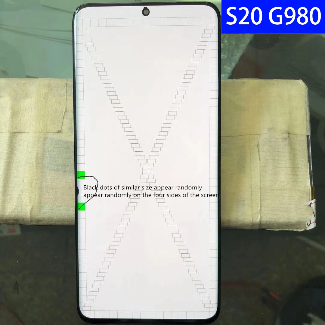 Pantalla LCD Original para SAMSUNG Galaxy S20 G980 G980F G980FD con punto de punto, marco de pantalla t&aacute;ctil, montaje de digitalizador de repuesto-1