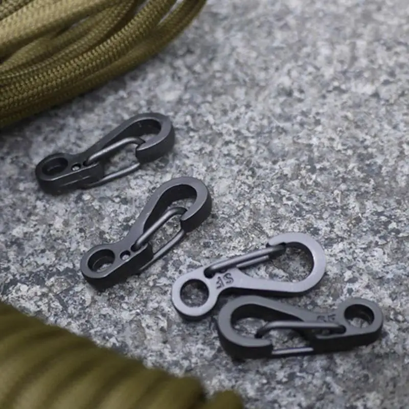 1 шт. мини пружинный зажим для повседневного использования крючок альпинистские