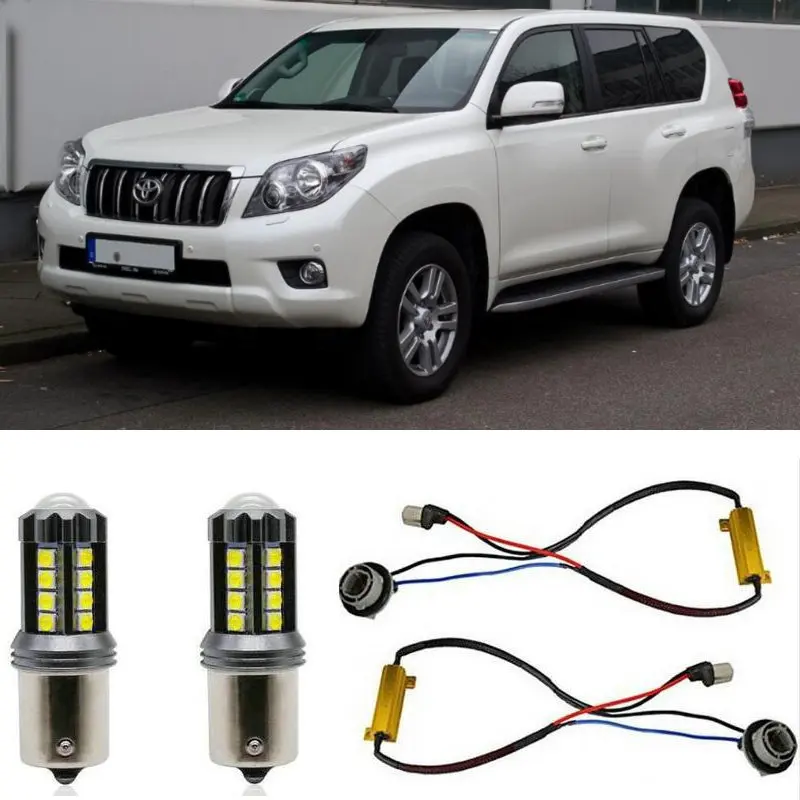 

Fog lamps For TOYOTA LAND CRUISER J15 2015.9 - Stop lamp Reverse Back up bulb Front Rear Turn Signal error free 2pc