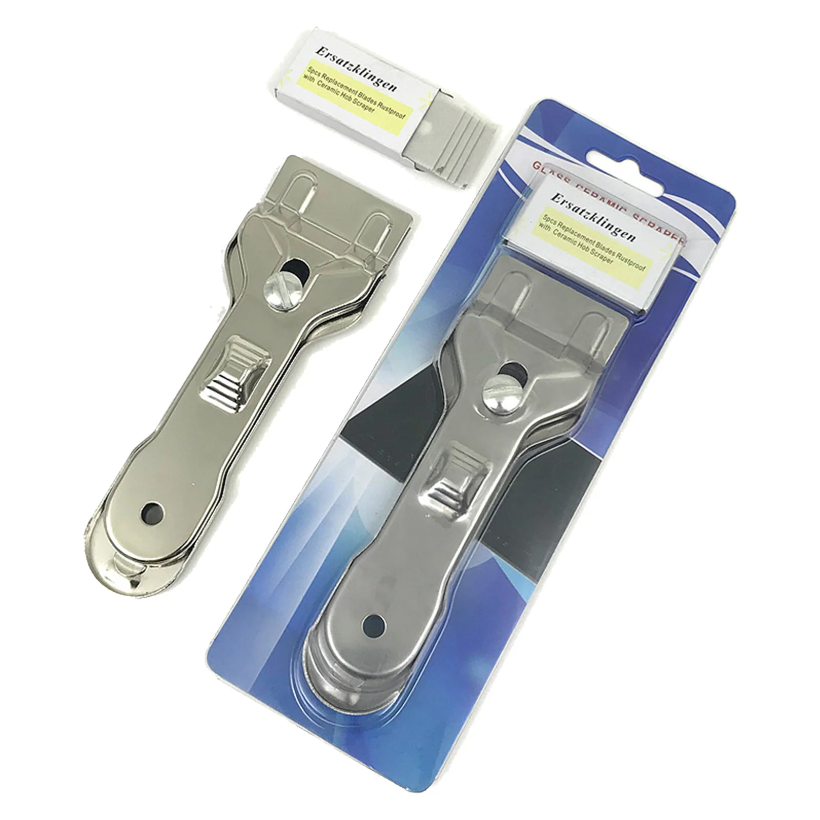 

Glass Multifunction Stainless Steel Ceramic Hob Scraper Cleaner Tool With Blade Cleaning Oven Cooker Tools Utility Knife