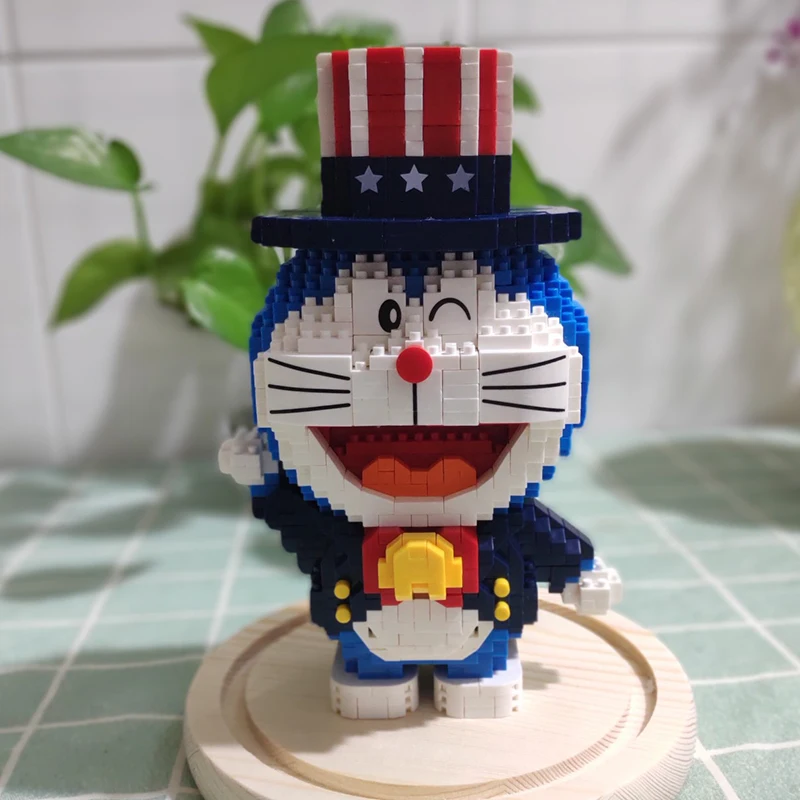 Balody 16133 аниме Дораэмон Кот робот волшебное животное 3D DIY Мини Алмазные блоки