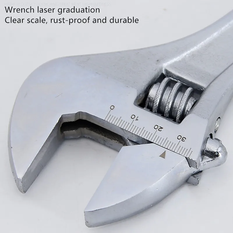 Регулируемый гаечный ключ DELIXI из высокоуглеродистой стали Европейский