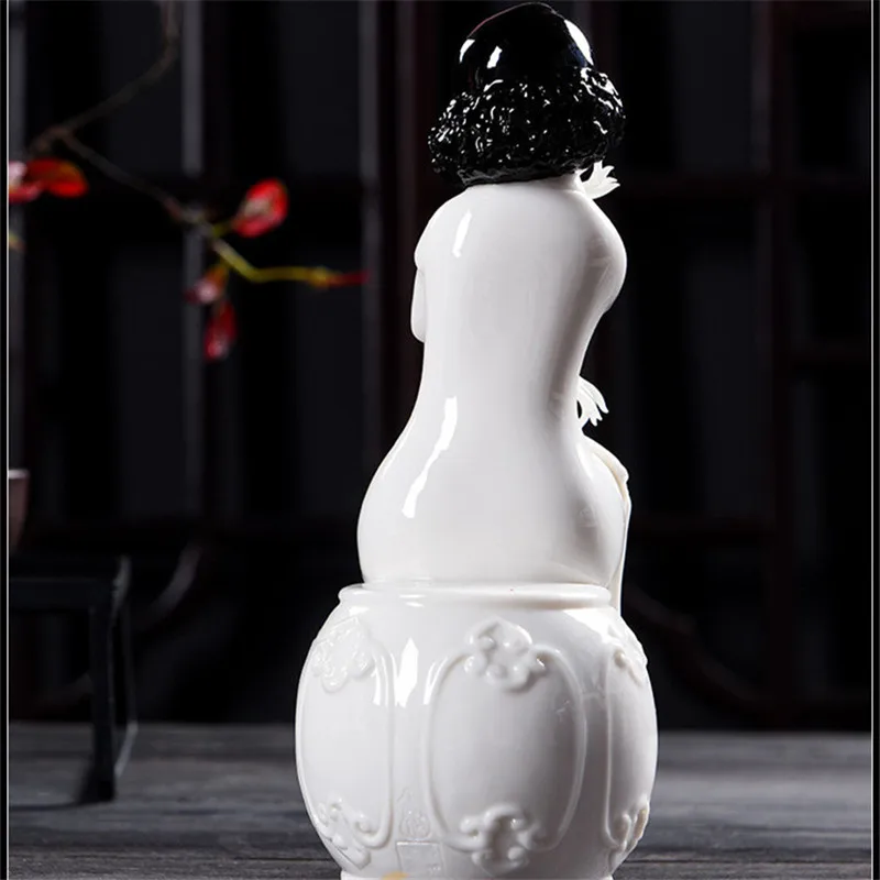 

Modern Classical Lady Beauty Art Sculpture White Porcelain Beautiful Women Statue Ceramics Art&Craft Home Decorations R5098