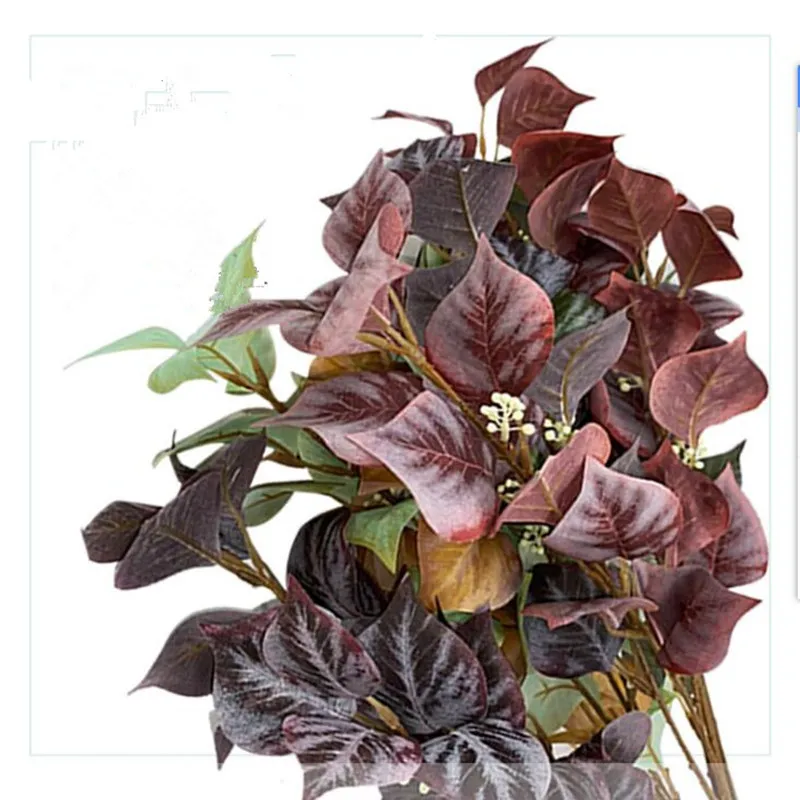 15 шт. шелковые липа древовидные ветви искусственные зелени растений стеблем для