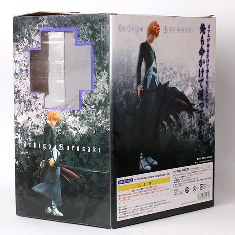 

22cm Japanese Anime Action Figure BLEACH Figurine PVC Toys Kurosaki Ichigo Collection For Boys Friends Gifts