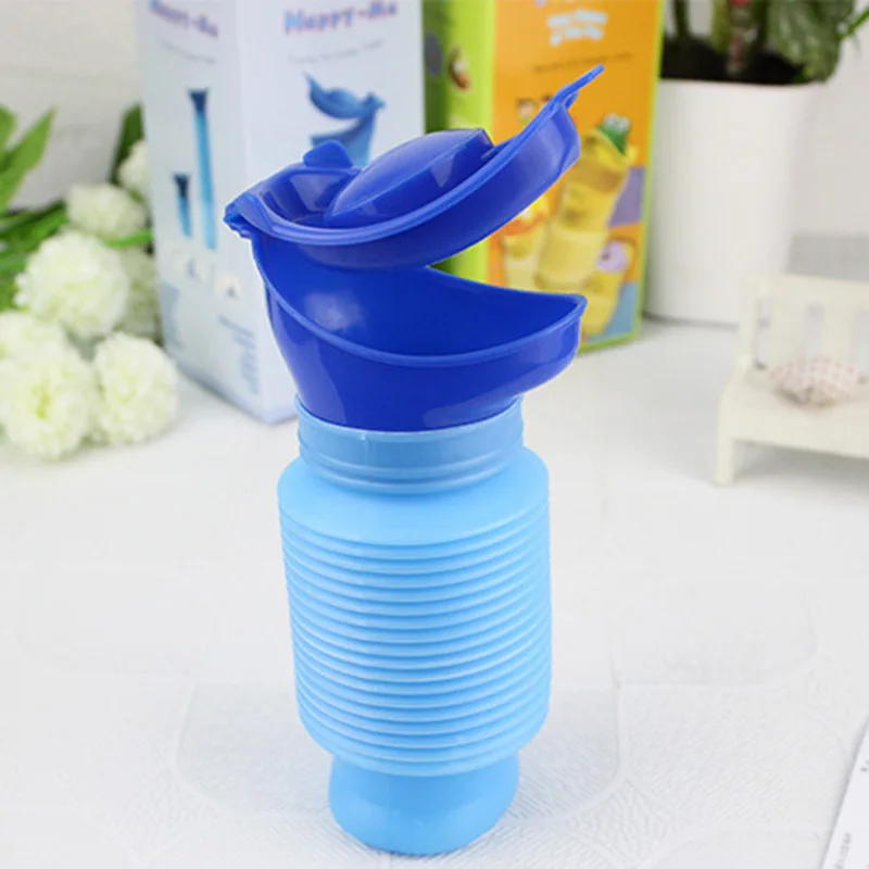 

750ML Extend-retract Portable Adult or Child Urinal Outdoor Camping Travel Urine Car Urination Pee Toilet Urine Men Women Toilet