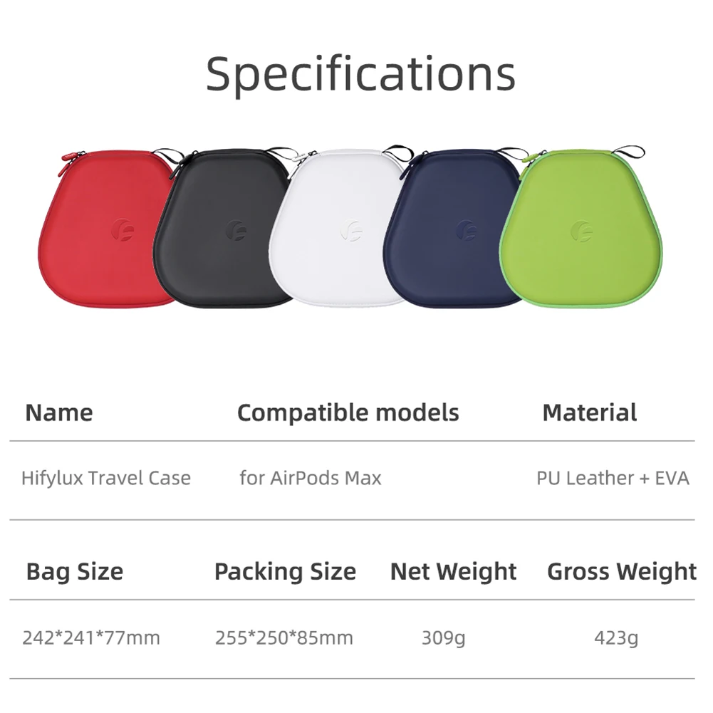 

Portable Storage Bag For AirPods Max Headphone Anti-fall Shockproof Travel Carrying Case Storage Pouch Handbag For AirPods Max