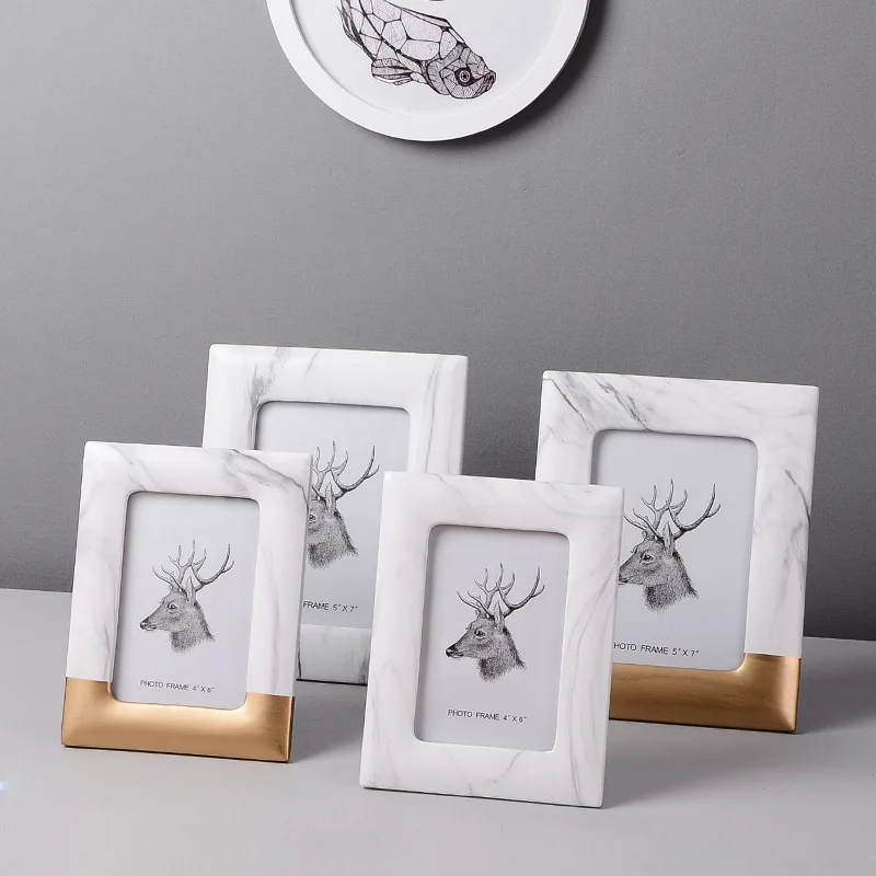 

Modern simple ceramic photo frame model room creative home decoration Nordic decoration production