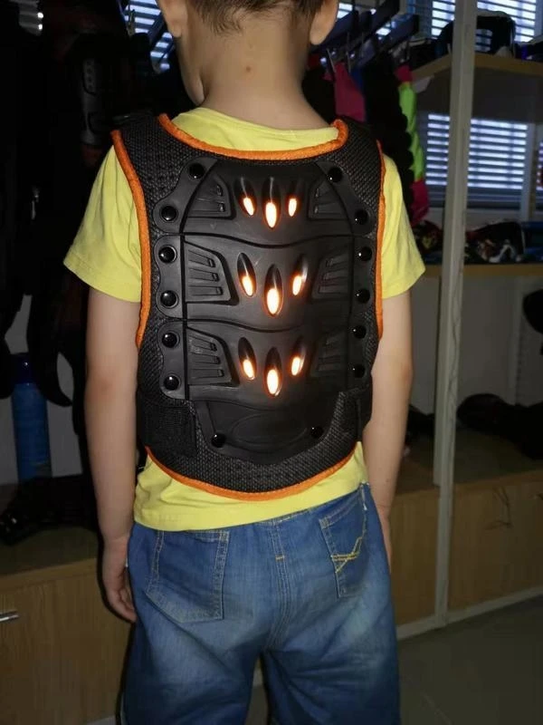 Детская мотоциклетная куртка детский спортивный жилет для улицы защитный армированный Безопасный Жилет