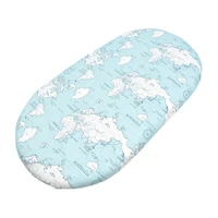 l41d baby moses basket sheet printing crib care changing table pad mattress removable cover mini cradle bedding protector
