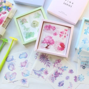 Domikee 50 листов милые Мультяшные корейские бумажные наклейки набор школьных студенческих дневников дневник декоративные наклейки DIY набор канцелярских принадлежностей