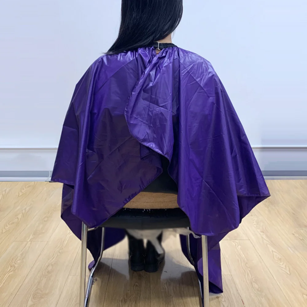 

1pc Waterproof Salon Capes Hair Treatment Shawls Hair-dying Shawl (Purple)