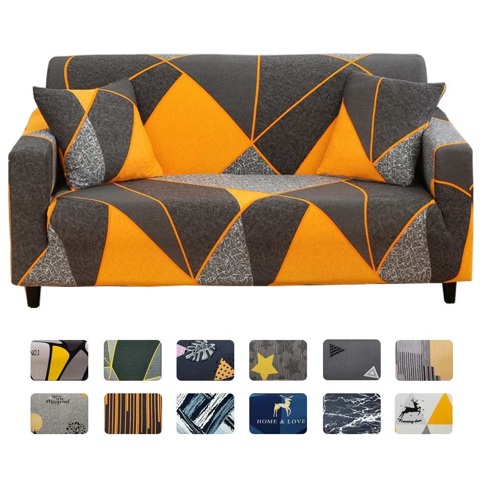 Стрейч диванных чехлов протектор мебели полиэстер Loveseat крышка M l XL XXL XXXL XXXXL 1/2/3/4-seater Arm накидки на стулья для Гостиная
