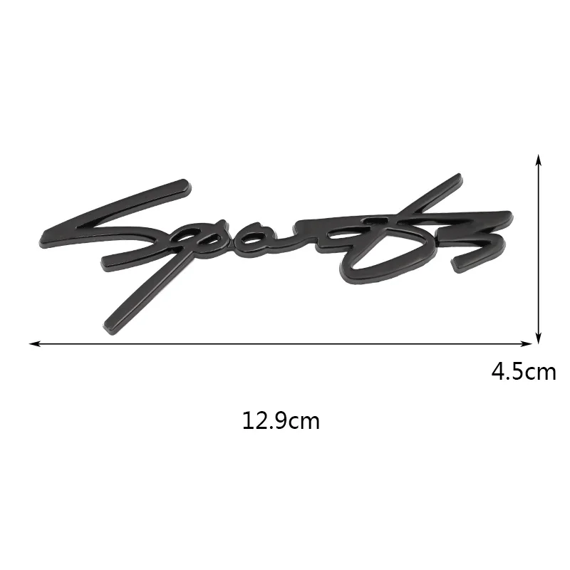 3D Автомобильные наклейки с логотипом спортивного логотипа Эмблема багажника