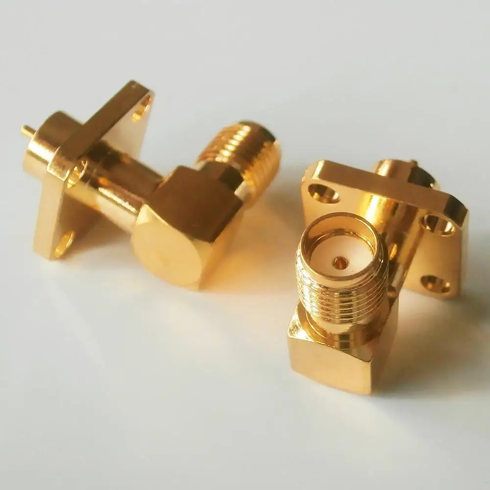 5X шт. высококачественный радиочастотный разъем гнездовой SMA паяльный медный