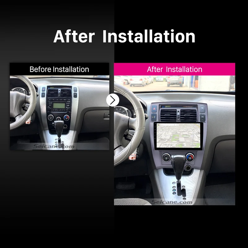 Seicane Android 9,0 10," автомобильное головное устройство радио плеер gps навигация для hyundai Tucson 2006 2007 2008-2013 Левостороннее вождение